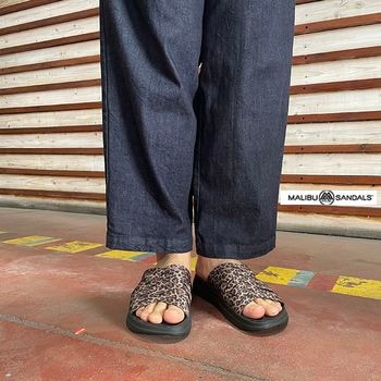 【SALE20%OFF】MALIBU SANDALS マリブサンダルズ MS020066 MS020074 国内正規品 ZUMA POLYESTER UNISEX 快適なフィットサンダル  Black  Leopard