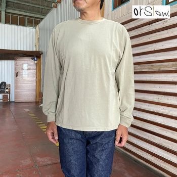 orSlow オアスロウ【SALE20%OFF】03-0113-64 RELAX FIT Long Sleeve T リラックスフィットロングスリーブT UNISEX  OliveDrab
