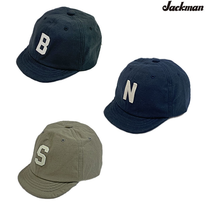Jackman ジャックマン JM6453 Back Nep BB Cap バックネップBBキャップ 3カラー