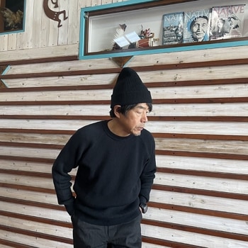 Jackman ジャックマン JM6605 Waffle Knit Cap ワッフルニットキャップ  Black