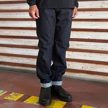 FOB FACTORY エフオービーファクトリー F153 SELVEDGE DENIM TAPERED 5P セルヴィッチデニムテーパード OneWash