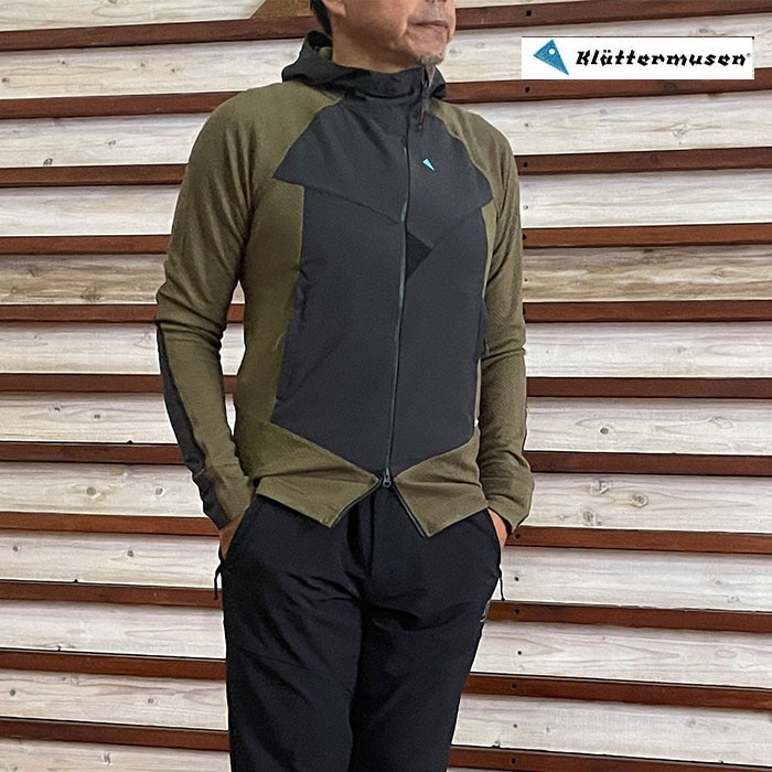 KLATTERMUSEN クレッタルムーセン KM-20681M21 Hugin Zip Hoodie フギン ジップ フーディ OliveRaven