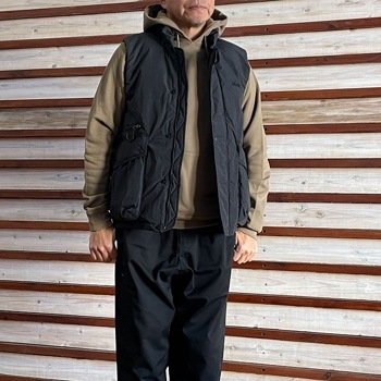 NANGA ナンガ【SALE】 ND2441-1N203 HINOC DOWN VEST MEN ヒノックダウンベスト 難燃素材ヒノックダウンシリーズ Charcoal