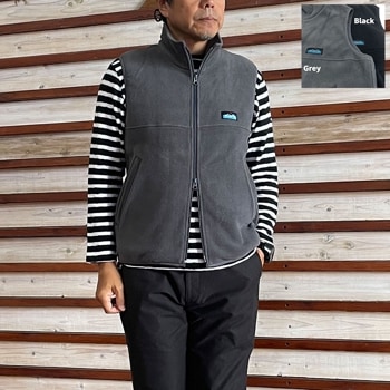 KAVU カブー【SALE】国内別注　 POLARTEC VEST ポーラテックベスト フリース スタンドカラーベスト