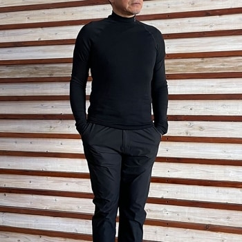 【SALE30%OFF】HAGLOFS Haglofs ホグロフス 607476 国内正規品 Latnja Wool Crew Neck Men ラティニャ ウール クルー ネック TrueBlack