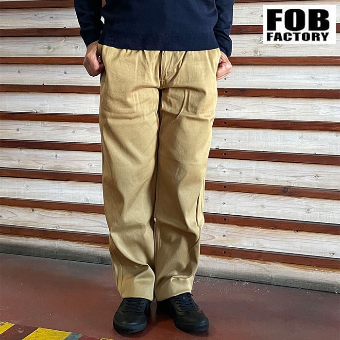 FOB FACTORY エフオービーファクトリー F0535 チノパンツ CLASSIC