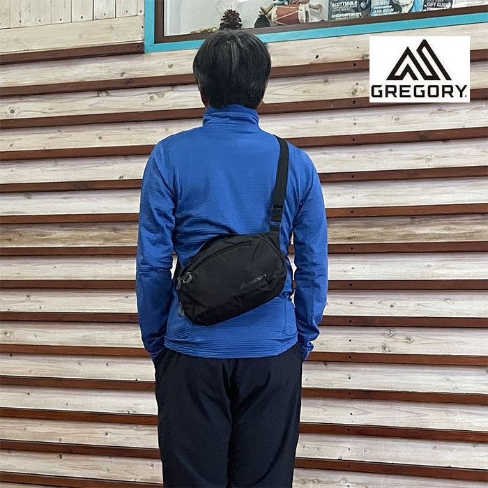 GREGORY グレゴリー ナノショルダーバッグ  3L ボディバッグ ショルダーバック  オブティックブラック