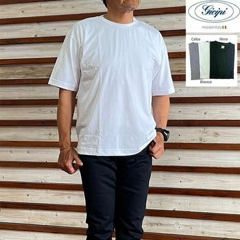 gicipi ジチピ【SALE】 2505P GRANCHIO グラーンキオ  リラックスフィットＴシャツ 3カラー イタリア製