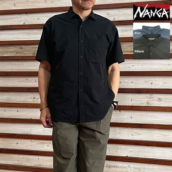 NANGA ナンガドットエア コンフィー ショートスリーブシャツ  NW2411-1E900A DotAir COMFY SS SHIRT