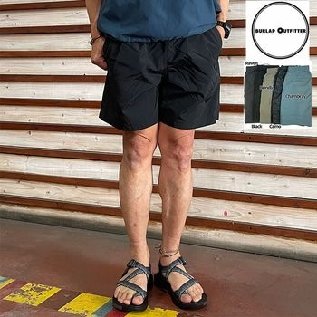 BURLAP OUTFITTER バーラップアウトフィッター【SALE20%OFF】BO070046 TRACK SHORT トラックショーツ Brindle  Chambray 