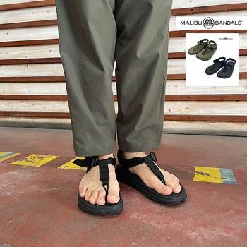 MALIBU SANDALS マリブサンダルズ【SALE20%OFF】国内正規品 SOLSTICE トングサンダル ビーチサンダル ユニセックス ブラック オリーブ