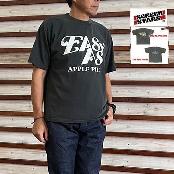 SCREEN STARS スクリーンスターズ 　2522-SSBTFRPT2 Black Pigment Print Tee ピグメントブラックTシャツ 2カラー