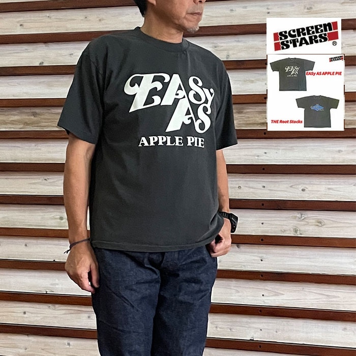 SCREEN STARS スクリーンスターズ 　2522-SSBTFRPT2 Black Pigment Print Tee ピグメントブラックTシャツ 2カラー