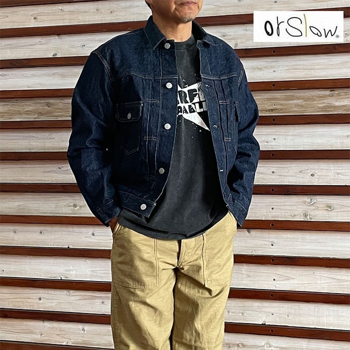 YOKE WIDE DENIM BLOUSON　Gジャン　デニム　オーラリー orSlow オアスロウ 50'S DENIM JACKET Denim One Wash TYPE2