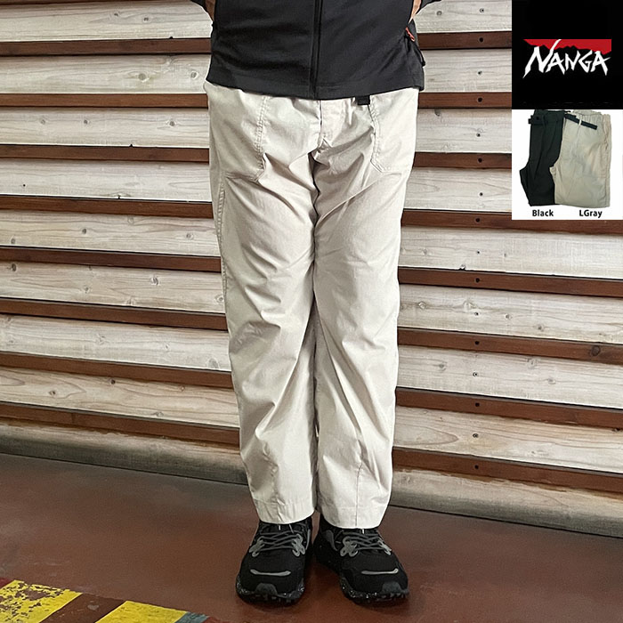 NANGA ナンガ NW2421-1I203 HINOC RIPSTOP FIELD PANTS ヒノックリップストップ フィールドパンツ Black LGray