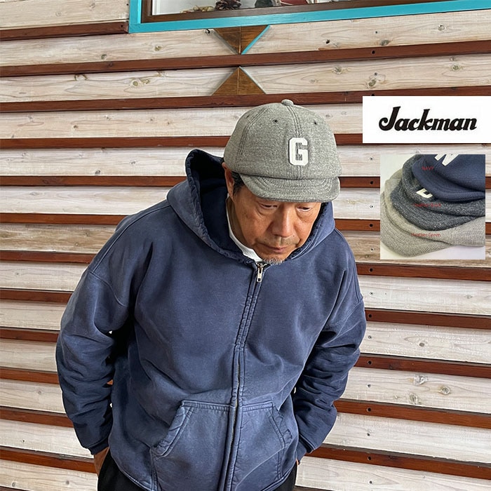 Jackman ジャックマン GG RIB CAP ベースボールリブキャップ JM6310 Navy HeatherBlack HeatherGreen