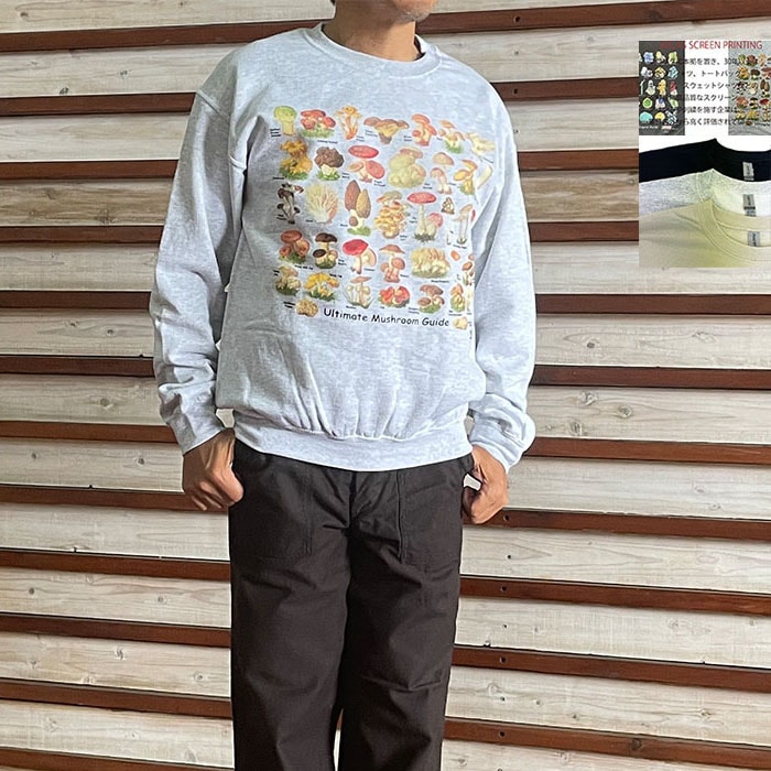 ATLAS SCREEN PRINTING クルーネックスェット PRINT CREW NECK SWEAT A0865268