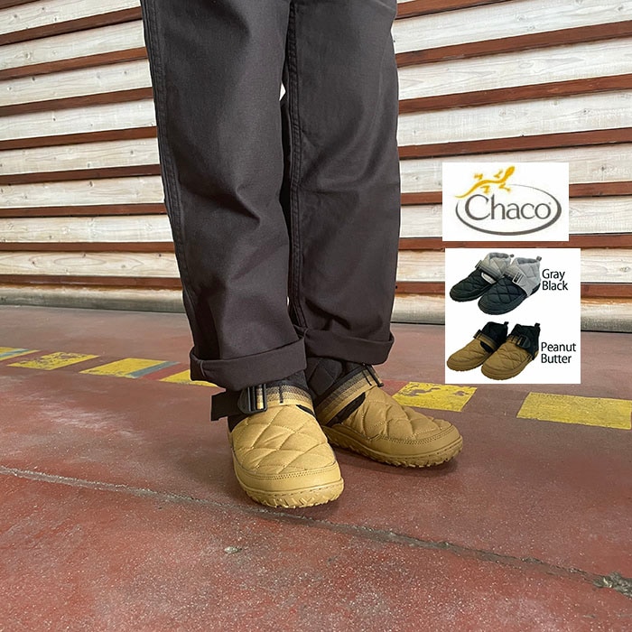 Chaco チャコ JCH110157Z Ramble Ragged メンズ ランブル ラゲット 軽量なスリップオンシューズ GrayBlack PeanutButter