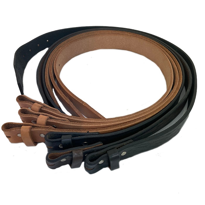 アメリカ製  レザーベルト　サイズ75   全長90cm 厚み約5mm  ブラック ブラウン　ヌメ
