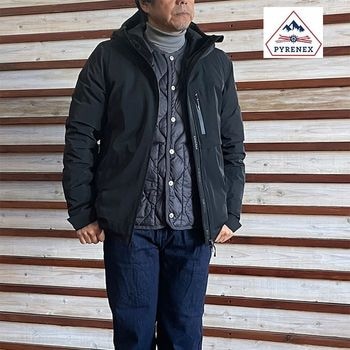 【SALE20%OFF】 PYRENEX ピレネックス HUY020 国内正規品 GRAVITY グラビティー スタイリッシュなダウンジャケット Black