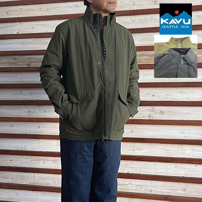 KAVU カブー メンズ グリーンウッドジャケット ブラック カーキ 19822307048005