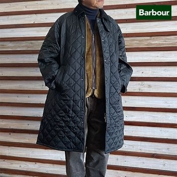 【SALE20%OFF】 BARBOUR Barbour バブアーエクスモアキルティングミドルレングス コート　 MQU1867 国内正規品 EXMOOR QUILTED COAT Black