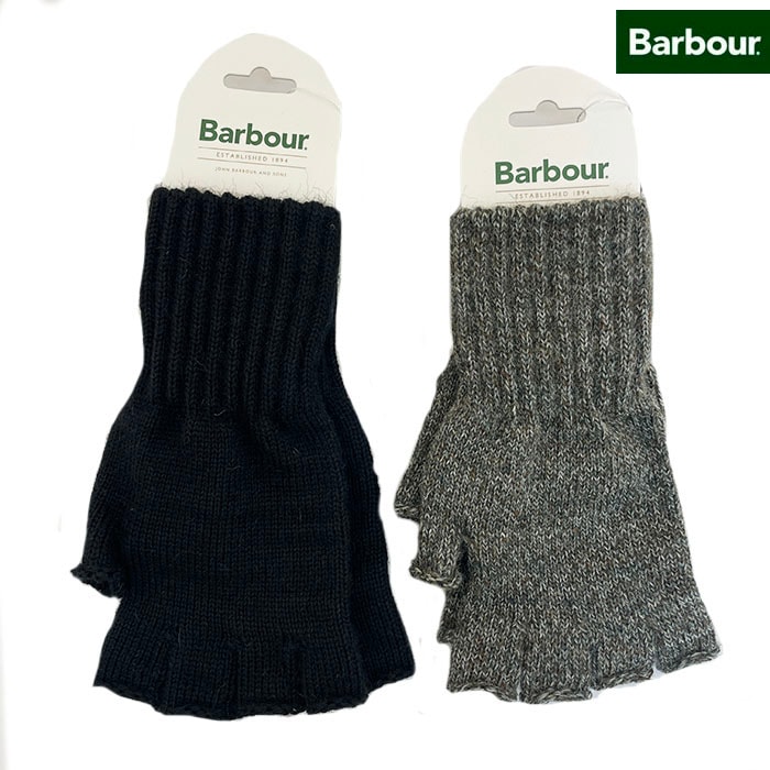 Barbour バブアー MGL0005 フィンガーレス グローブ 手袋 イギリス製　ブラック　オリーブ 