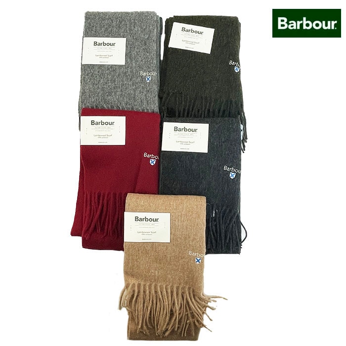 Barbour BARBOUR バブアーラムズウールスカーフ PLAIN LAMBSWOOL SCARF 252USC0008