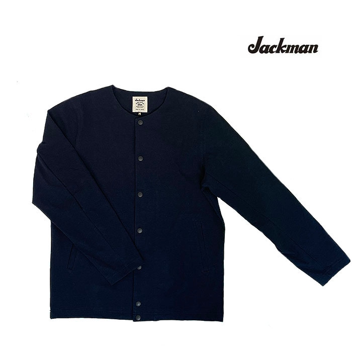 Jackman ジャックマン ストレッチカラーレスジャケット ダークネイビー
