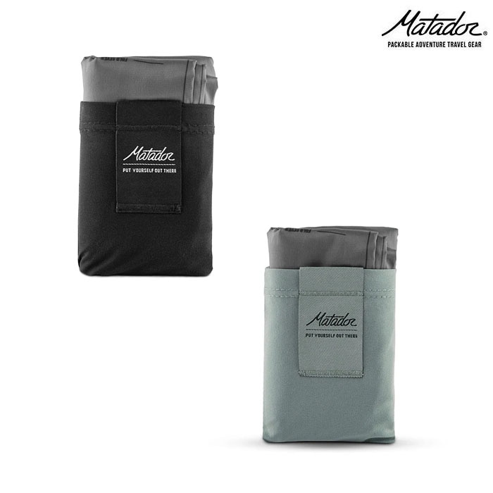 Matador マタドール ポケットブランケット4.0 Pocket Blanket 携帯性機能性レジャーシート Black  Blue  MATL5001