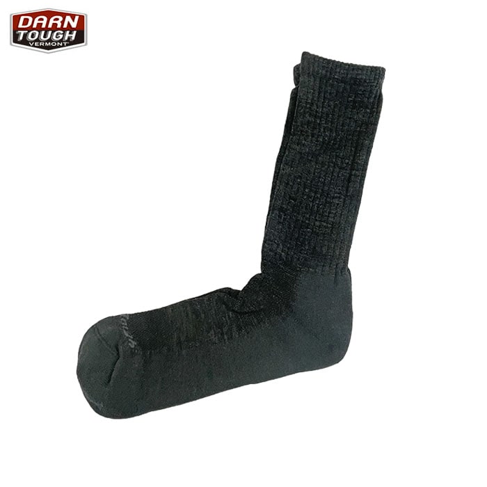 DARN TOUGH ダーンタフ スタンダード クルー ライトウェイト クッション LIFE STYLE CREW LW アメリカ製 Charcoal 1657 