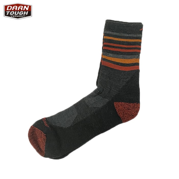 DARN TOUGH ダーンタフ ファストパックライトハイカーマイクロクルー ライトウェイトクッショ HIKE TREK MICRO CREW LW アメリカ製 Charcoal  5012