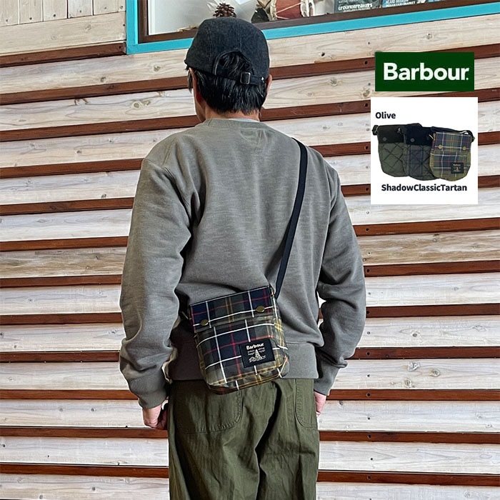 BARBOUR Barbour バブアートーリドン タータンフライトバッグ　Toridon tartan flight Bag   Green 261UBA0753