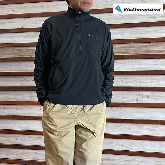 KLATTERMUSEN  クレッタルムーセンヴィングネルアノラック Vingner Anorak M's Blackブラック　 被り仕様　国内正規品