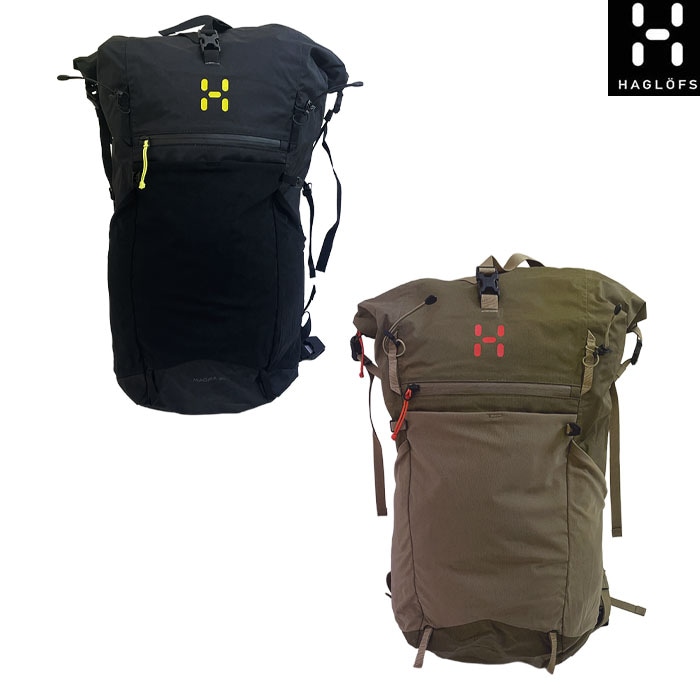 HAGLOFS Haglofs ホグロフス  マグマ ロールトップ 40L WR Magma Roll-top 40 WR TrueBlack TeakBrown 防水仕様  国内正規品 608224