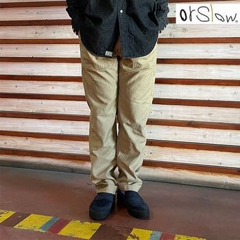 orslow オアスロウ US ARMY SLIMFIT FATIGUE PANTS スリムフィットファティーグパンツ サンドベージュ 日本製  01-5032-72