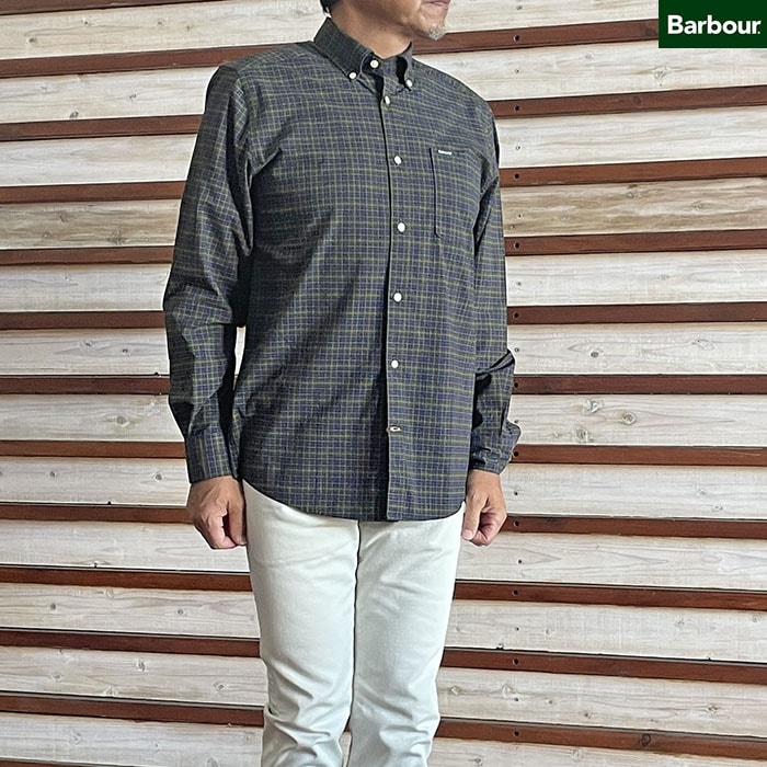 BARBOUR Barbour バブアータータンチェックボタンダウン  Lomond 　カジュアルシャツ 国内正規品 Green  251MSH5774