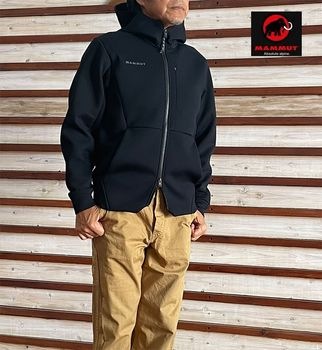 MAMMUT マムート ダイノ2.0 ミッドレイヤー フーデッド ジャケット アジアンフィット Dyno 2.0 ML Hooded Jacket 国内正規品   Black  1014-04980