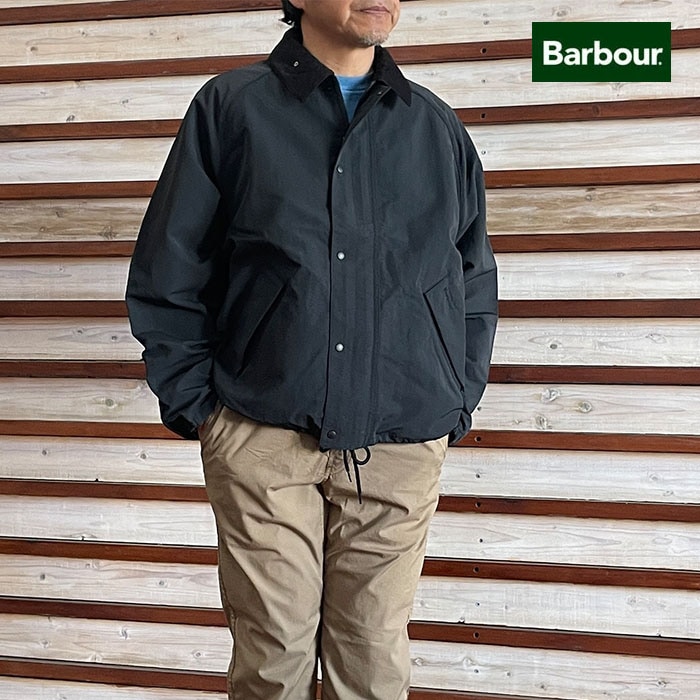 BARBOUR Barbour バブアー 国内正規品 Transport Nylon Jacket トランスポート ナイロンジャケット ノンワックスジャケット Black  261MCA1106 
