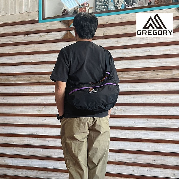GREGORY グレゴリー   CLASSIC SATCHEL M サッチェルM 13L ショルダーバッグ BlackPurple ブラックパープル 国内正規品 154503A769