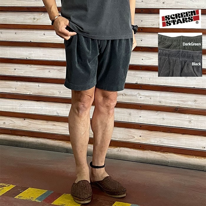 SCREEN STARS スクリーンスターズ ピグメントパイル素材 SHORT PANTS