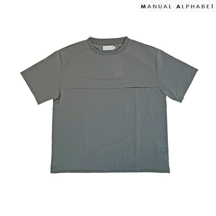 MANUAL ALPHABET マニュアルアルファベット DOT AIR PULLOVER T ドットエアTシャツ SteelGray  MA-S-798