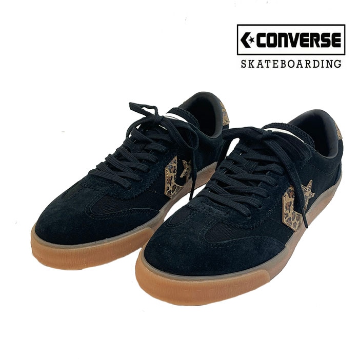 CONVERSE SKATEBOARDING　コンバースロードクラシック スウェードスニーカー 33702930 国内限定 ブラックレオパード