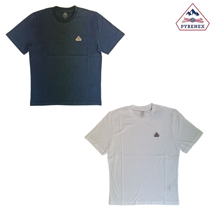 PYRENEX ピレネックス UNISEX CLASSIC クラシック ユニセックス ワンポイント無地Tシャツ 国内正規品 Amiral White  HUZ025