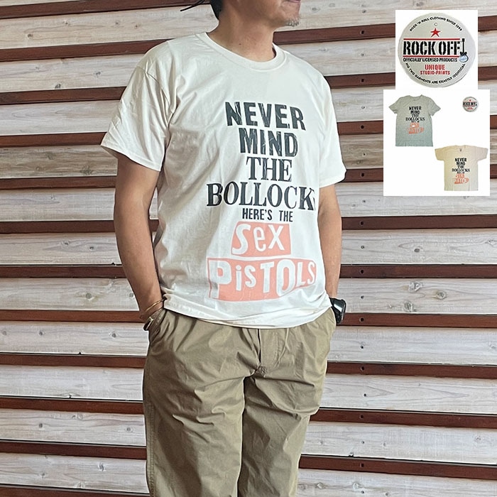 ROCK OFF ロックオフ THE SEXPISTOLS BOLLOCKS DISTERESSED セックスピストルズプリントT　