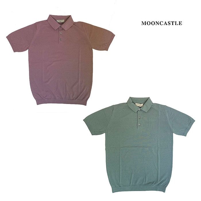MOONCASTLE ムーンキャッスル アイスコットンポロシャツ IC2 ICE MOONCASTLE ムーンキャッスル アイスコットンポロシャツ IC2 ICE