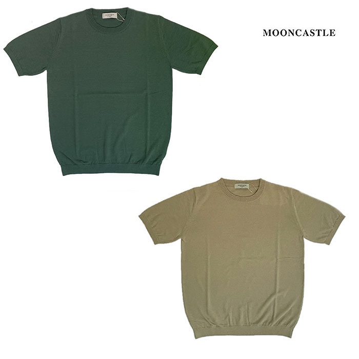 MOONCASTLE ムーンキャッスル アイスコットンクルーネック IC1 ICE COTTON CREWNECK 半袖ニット