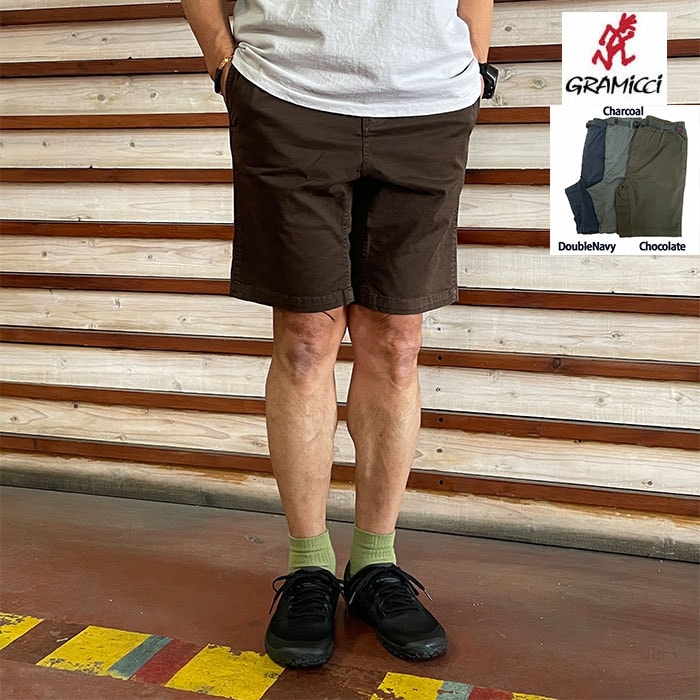 Gramicci グラミチ REGULAR FIT SHORT レギュラーフィットショーツ デイリーに使いやすい Charcoal Chocolate DoubleNavy GMP5-SJP02