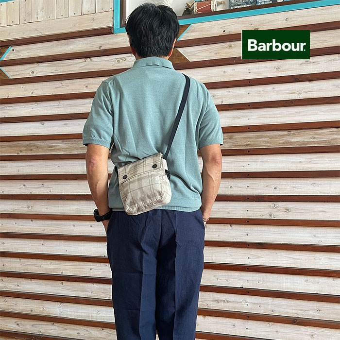 Barbour バブアートランスポート TRANSPORT Crossbody Bag クロスボディバッグ  Beige UBA0739