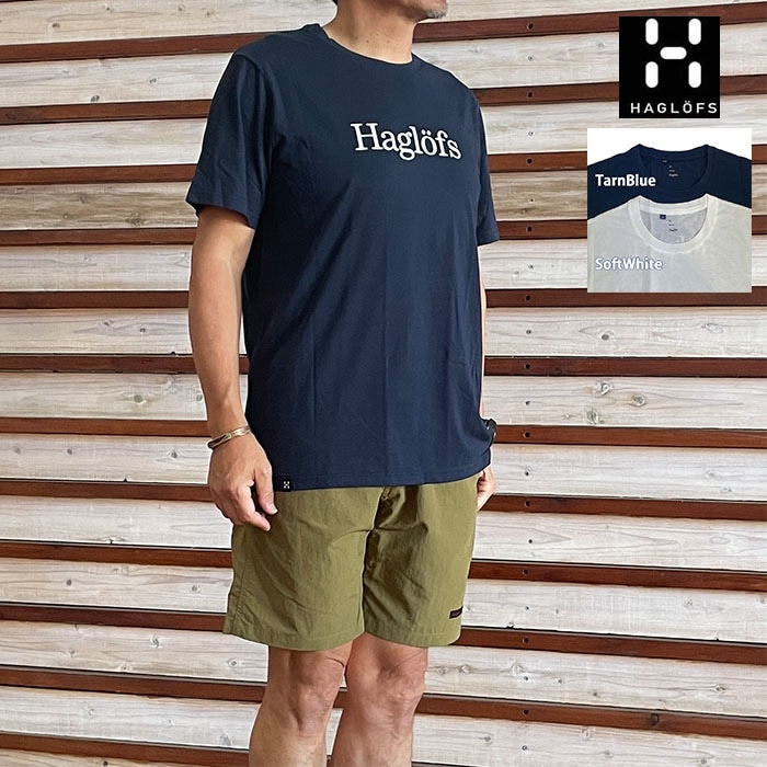 HAGLOFS Haglofs ホグロフス アウトサイダー ティー Outsiders Tee Men 万能なTシャツ 国内正規品 SoftWhite  TarnBlue 607659
